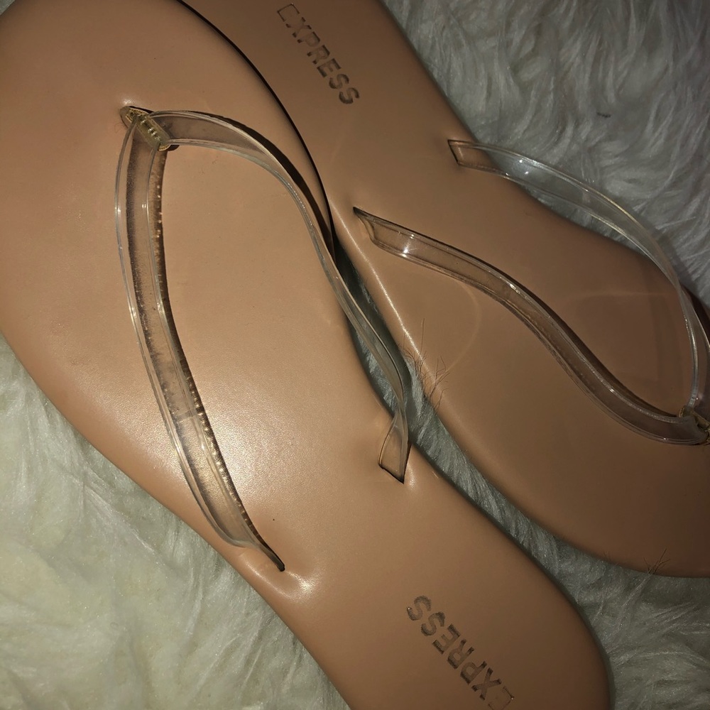 Nude/Clear sandals
